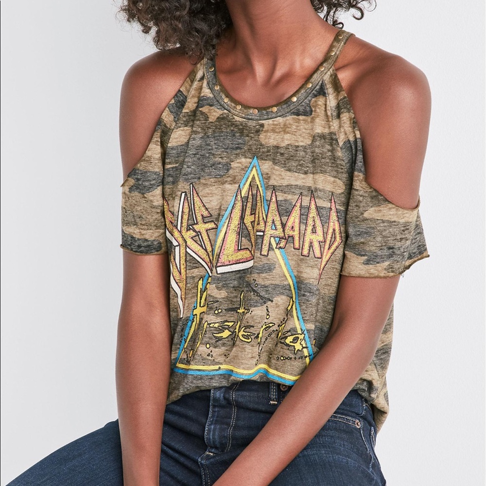 Camo Def Leppard Shirt